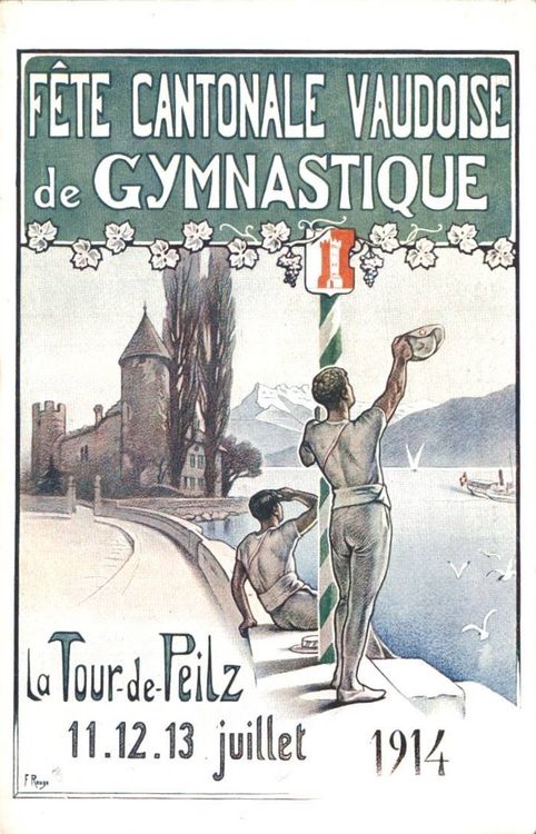 Fête Cantonale Vaudoise De Gymnastique La Tour De Peilz 1914 Kaufen Auf Ricardo 