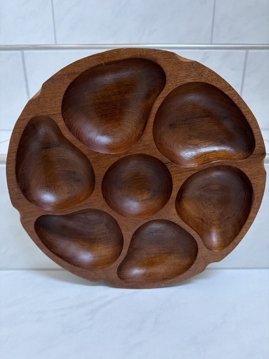 Piatti di portata: Holzschale Vintage, Teakholz. – Usato da Biberist venduto da Momo33 7
