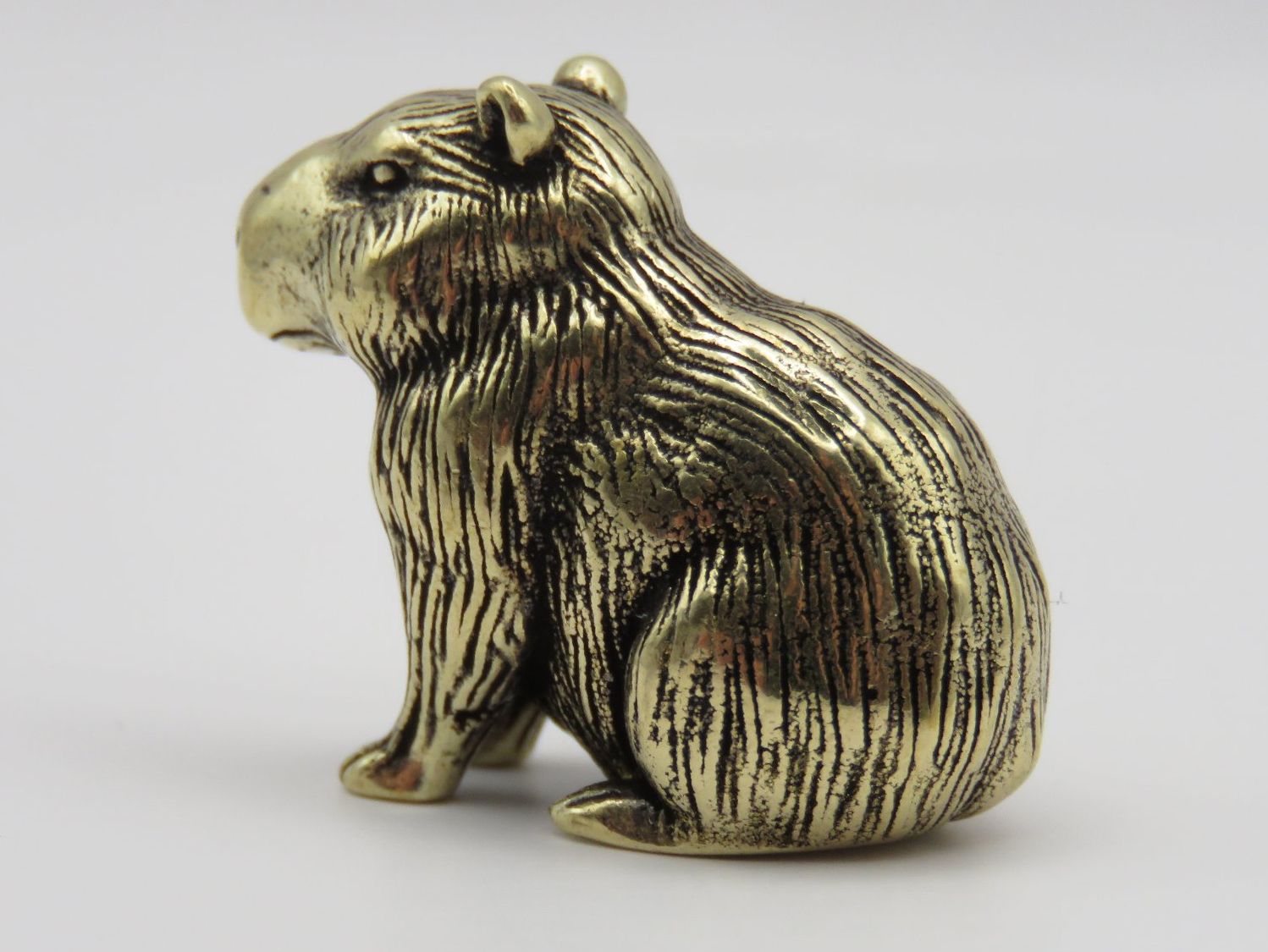Statuette: CAPYBARA -  Messing Figur - klein aber fein - 2,5x2cm – Nuovo (secondo la descrizione) da Grenchen venduto da Yamahwildstar16 3