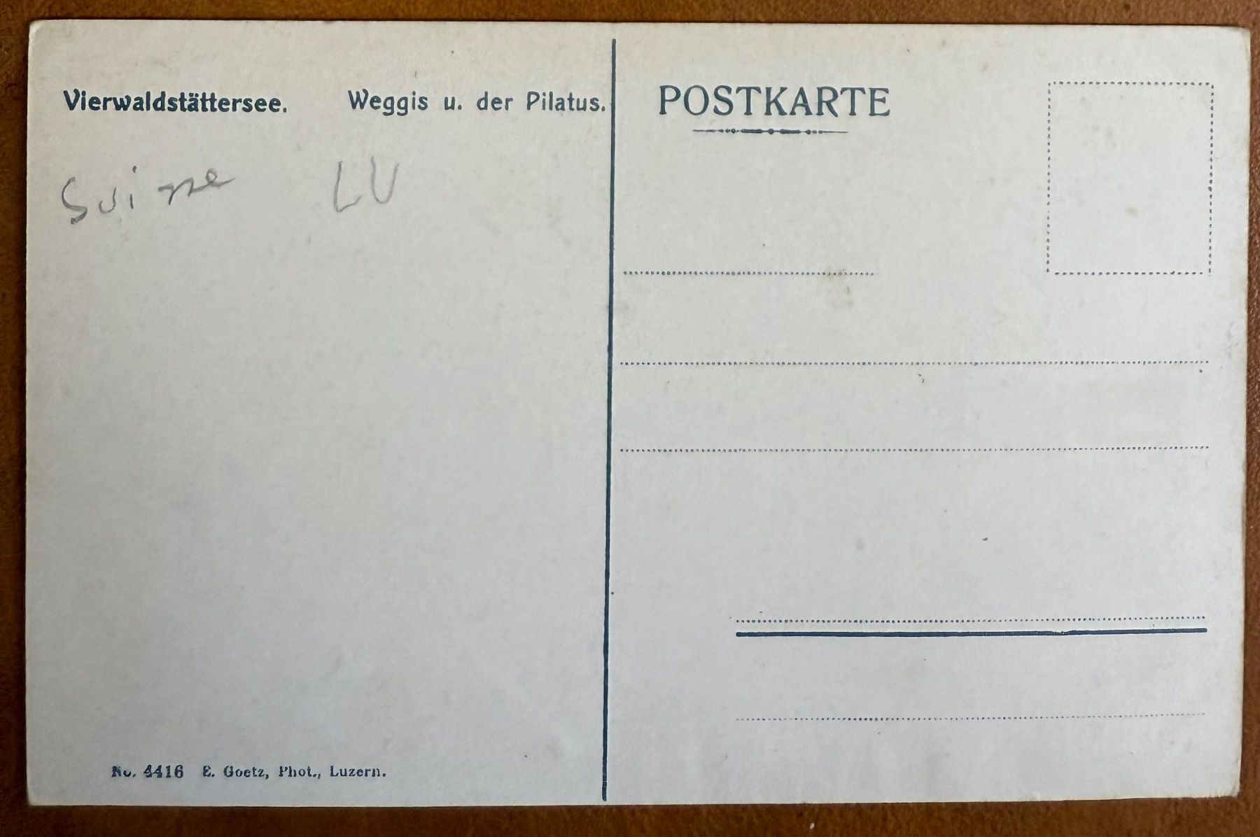 Cartoline postali: AK: WEGGIS - Schön ! – Usato da Lutry venduto da Ediego 1