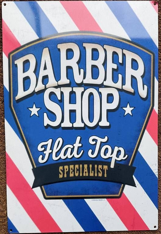 Ecriteaux: Blechschild Barbershop – D'occasion à Schinznach-Dorf par Hosalingo
