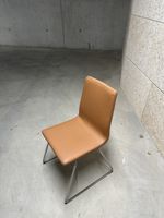 Braunes Ikea- Lederstuhl Paar in gutem Zustand.