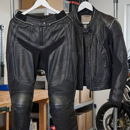 Damen Held Motorrad Lederkombi Gr 38