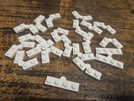 lego 2429c01 lot de 20 pièces White Hinge Plate 1 x 4