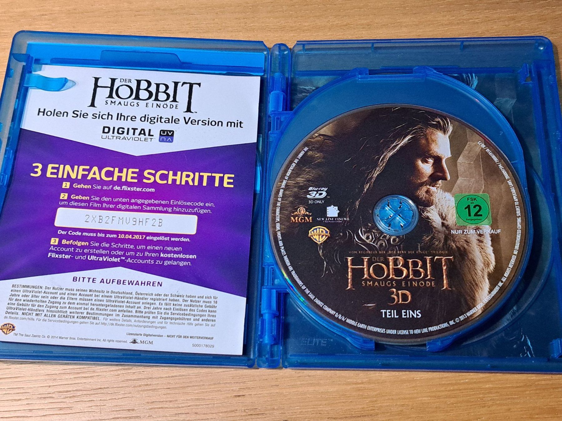 Tutti i DVDs: Blu-ray Der Hobbit 2, Smaugs Einöde. Boxset mit 4 Discs – Nuovo (secondo la descrizione) da Unterseen venduto da Kanica 3