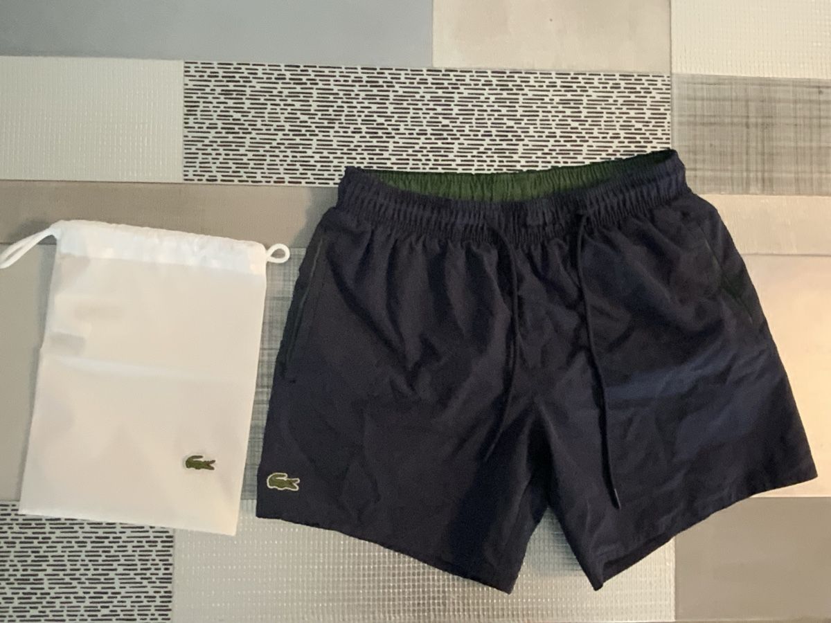 Lacoste Costumi da bagno: Maillot de bain bleu marine Lacoste  – Nuovo (secondo la descrizione) da Genthod venduto da sebsev 1
