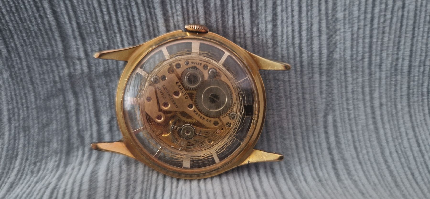 Orologi: Exacto Handaufzug Herrenuhr  – Usato da Reiden venduto da Flohmarkt-77 3
