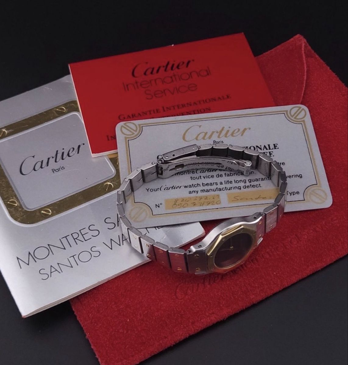 Cartier Orologi: Cartier Santos Octagon, référence 0907, automatique – Usato da Grandvaux venduto da Spaniard 3