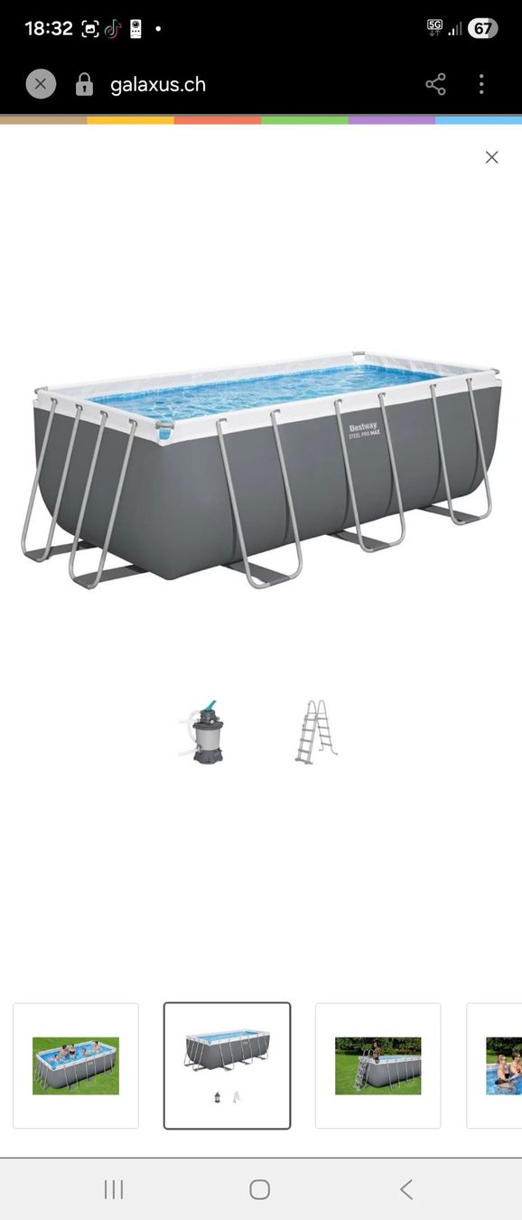 Schwimmbad: Pool Neu Orginalverpackt – Neu und originalverpackt aus Züberwangen von Karl-S 1