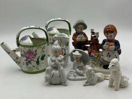 Konvolut Porzellanfiguren & Deko, Keramtik Figuren