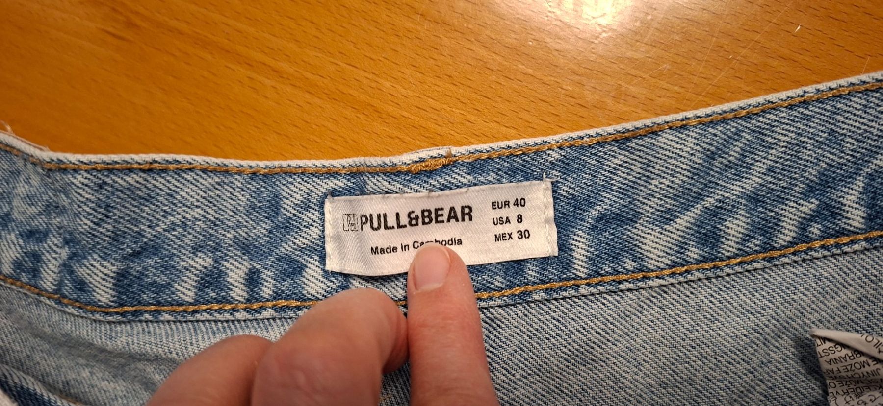 Pull&Bear Pantaloni: Short Pull&Bear jean blue denim, taille 40 – Usato da Granges-Paccot venduto da kilu4 2