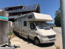 Camping car Mercedes 312 d Cellule a refaire