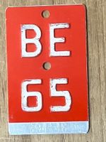 BE 65 - VELONUMMER - FAHRRADSCHILD - PLAQUE DE VELO - BE 65