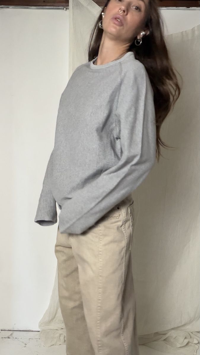 Maglioni & Felpe: Gap Pullover Sweater Gray Size M Long Sleeve Crew Neck – Usato da Knonau venduto da Grapesvintage 6