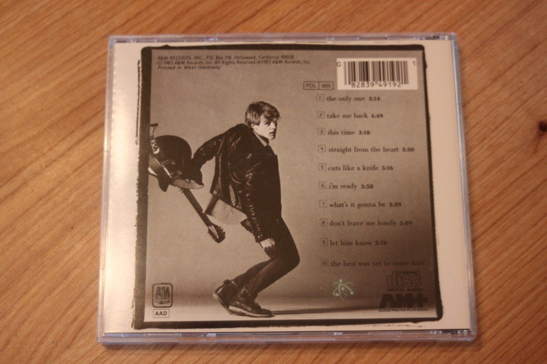 CD: Bryan Adams CD: Cuts like a knife – Usato da Wenslingen venduto da Strick4Alpaca 1