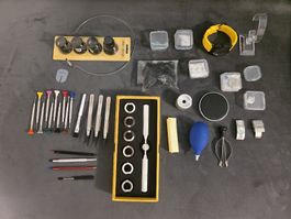 Uhrenreparatur Werkzeug Set mit Ersatzteilen &  Watchcase