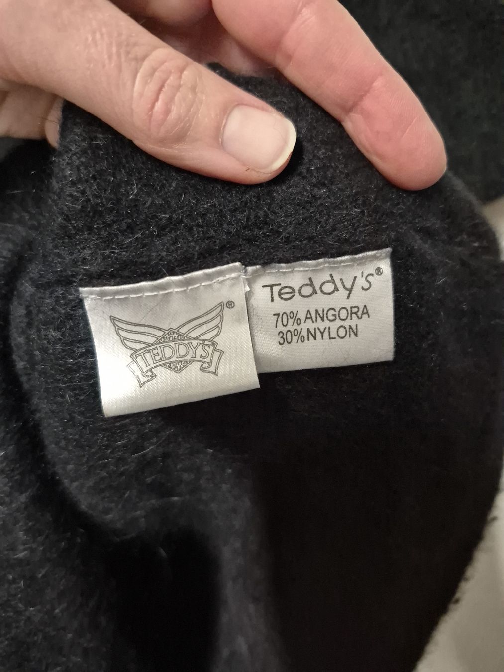 Maglioni & Felpe: Angora Pullover Teddy's Gr.M schwarz, super weich &kuschelig – Usato da Merligen venduto da muss_haben 5