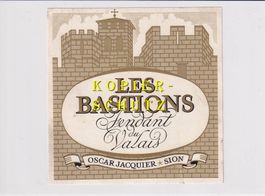 Etikette - Fendant "Les Bastions" /bd
