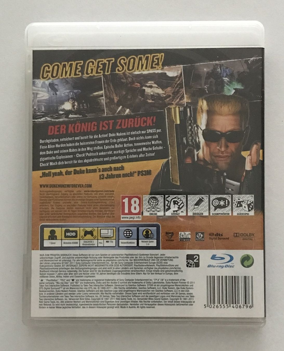 Spiele: PS3 - Duke Nukem Forever – Gebraucht aus Allschwil von Bullach 2