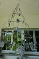 originelle Gartendeko Lampe + Herzen Vintage Shabby Chic