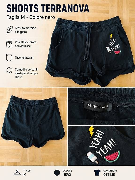 Pantalons: Pantaloncini – Neuf (Voir description) à Davesco-Soragno par Mia_sii