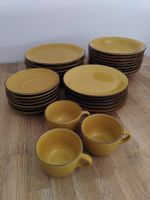 Geschirr-Set gelb 1970er