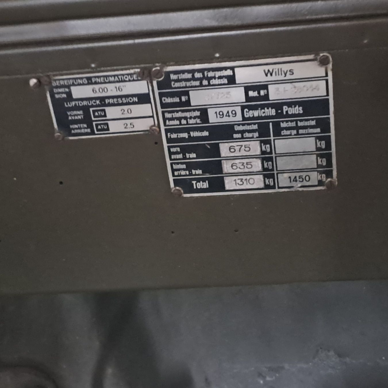 Jeep Automobili: Willys Universal Jeep CJ - 3A – Usato da Altnau venduto da Nhj 8