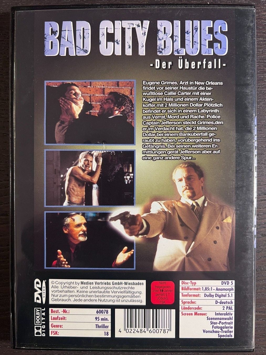 Tutti i DVDs: Bad City Blues - Der Überfall – Usato da Zürich venduto da FilmFreunde 1