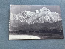 Postkarte Mont-Blanc (4810 m) vu de Genève – Jullien frères