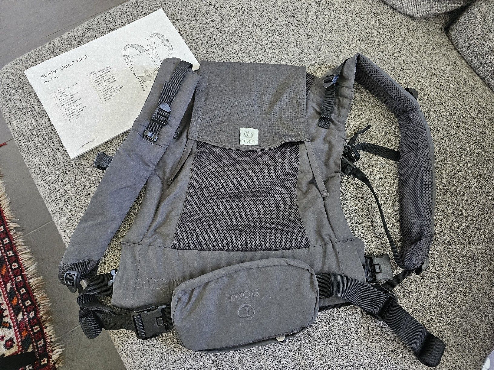 Stokke Marsupi portabebè: Stokke Limas Babytrage Mesh Anthracite – Nuovo e nell'imballaggio originale da Aarburg venduto da yell0w
