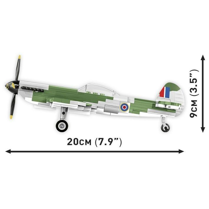 Cobi Kit di costruzioni: Cobi | 5865 | Spitfire Mk. XVI Bubbletop – Nuovo e nell'imballaggio originale da Schneisingen venduto da 500_to_moon 3