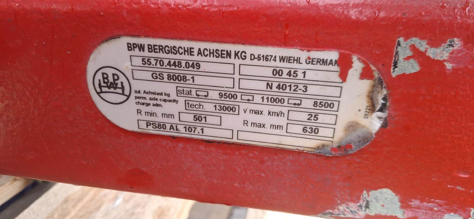 Autres pour métaux et serrurerie: Achse mit Räder – D'occasion à Oberbipp par Vomhof 4