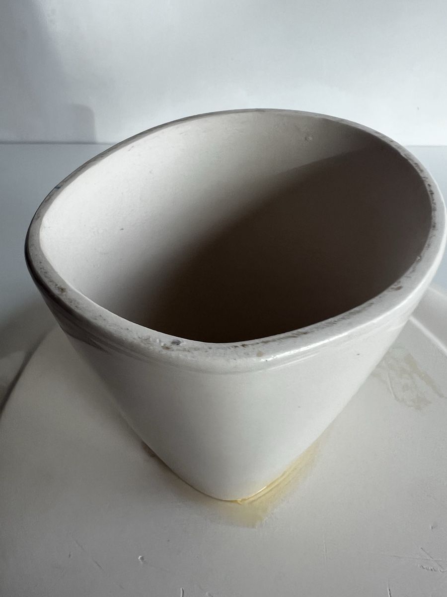 Piatti di portata: Large Ceramic Pedestal Cake Stand with Blue Lac – Usato da Oberägeri venduto da Theonose74 3