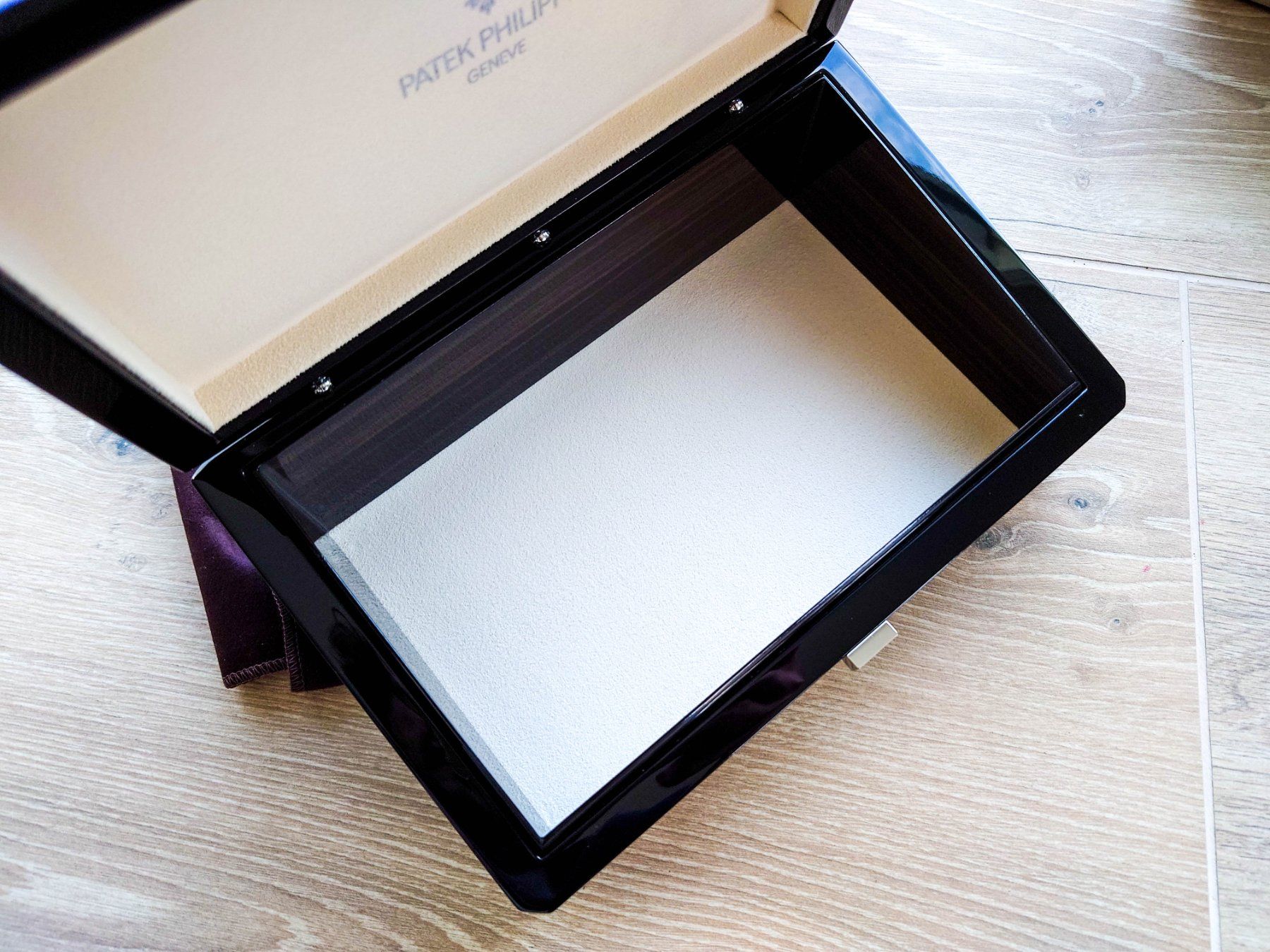 Patek Philippe Uhrenboxen: Patek Philippe wooden box latest model NEW – Neu (gemäss Beschreibung) aus Epalinges von bracelet123 7