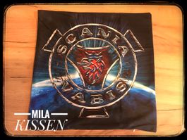 SCANIA Vabis Dekorkissenbezug 45cmx45cm beidseitig Bedruckt