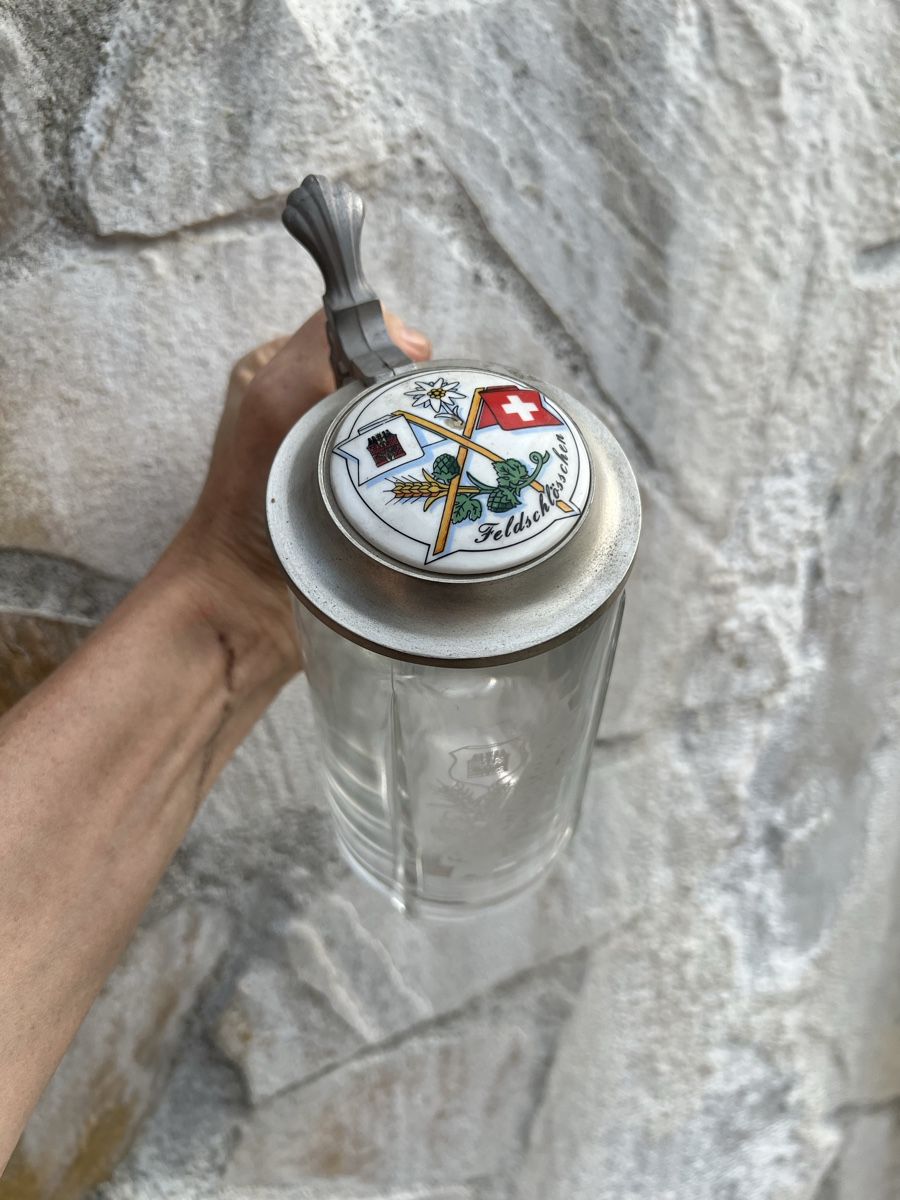 Feldschlösschen Bicchieri: 13 Bier Humpen feldschlösschen (Schweiz) – Usato da Dittingen venduto da Bellevista