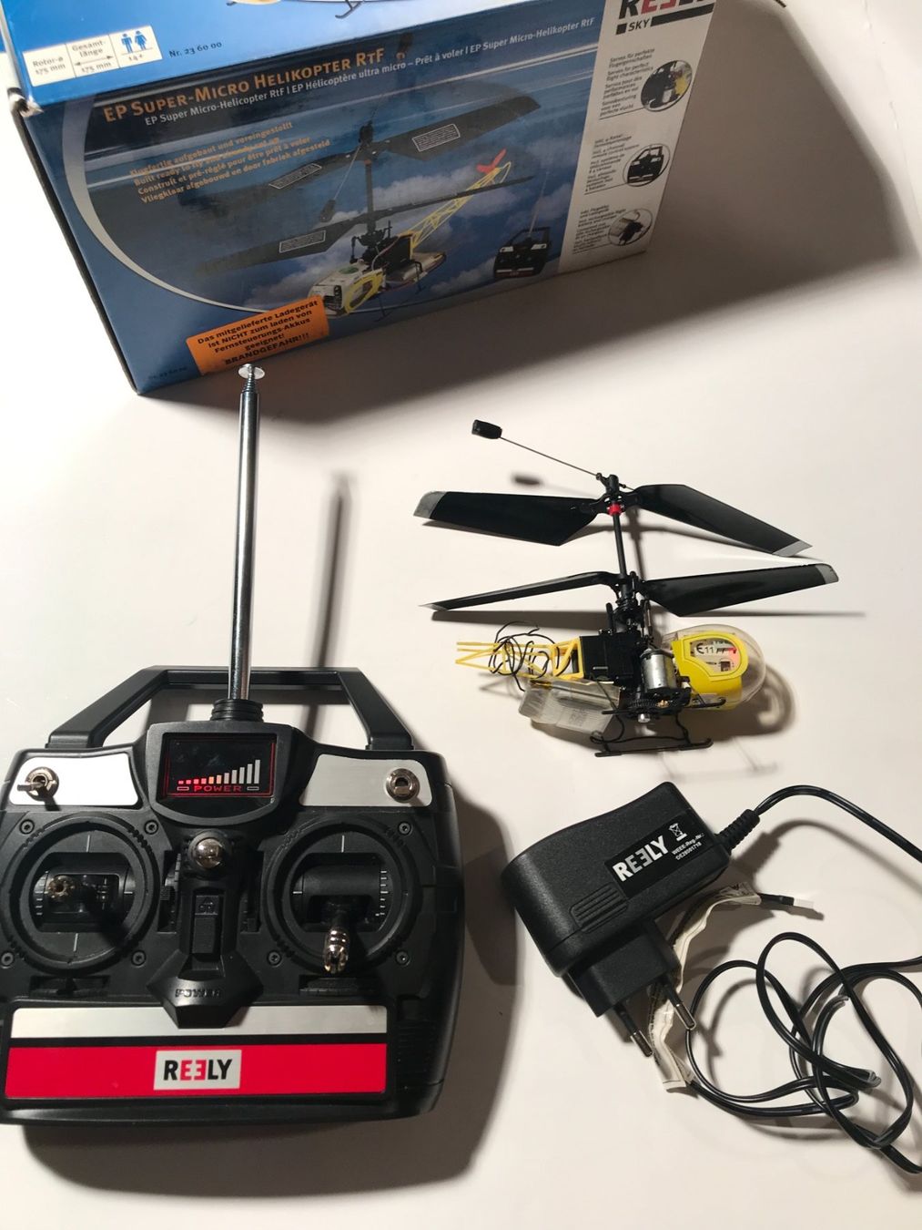 Reely Modellismo RC: Helikopter Reely EP Super-Micro Helicopter RtF – Difettoso da Zürich venduto da oso04