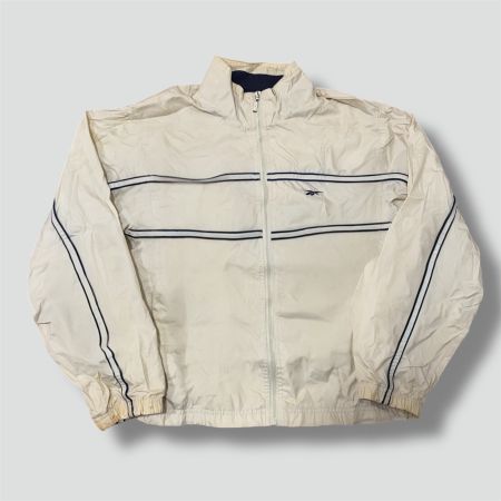 Reebok vintage cream womens track jacket 00s retro damen