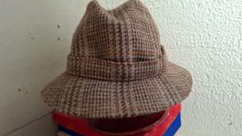 Burberrys Wollhut, Schottischer Tweed, Grösse 7