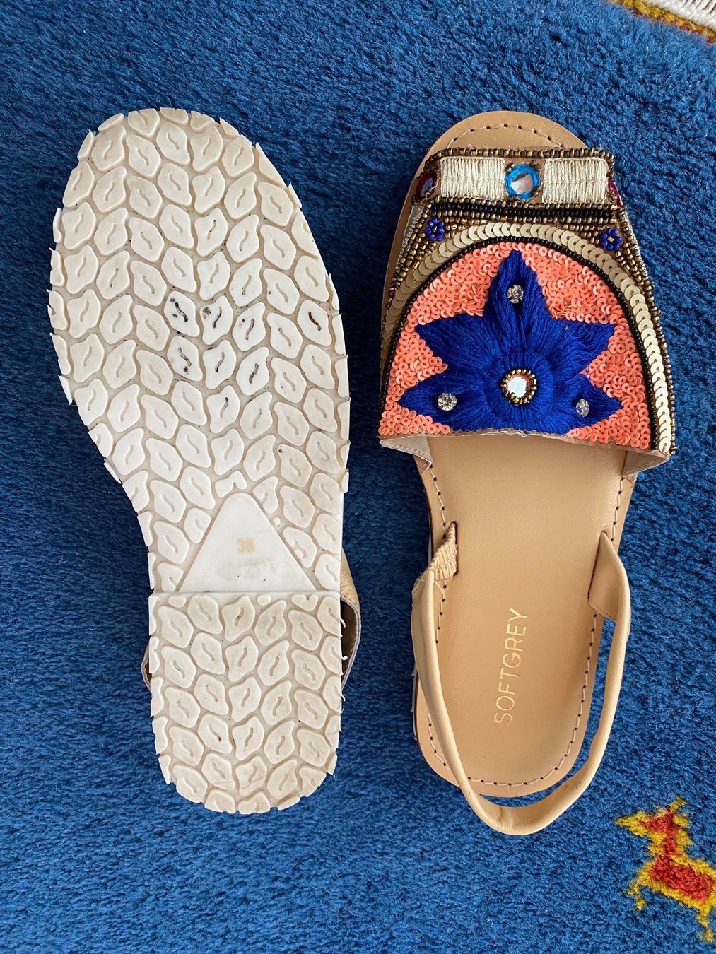 Scarpe da donna: Sandales Boho hippie ethno Goa – Usato da Clarens venduto da OptitesJoliesChoses 1