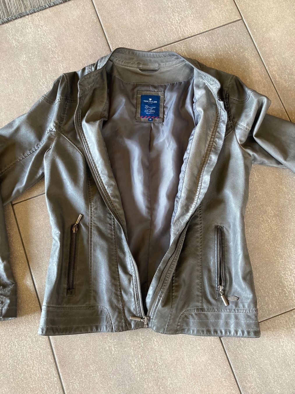 Tom Tailor Jacken: Lederjacke Gr. M; Tom Tailor; Neu! – Neu (gemäss Beschreibung) aus Mosnang von Kusli09 1