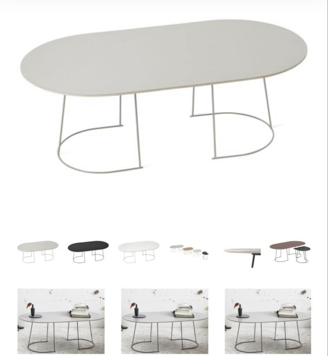 Muuto Tavoli: Muuto Airy Coffee Table Large – Usato da Zürich venduto da dev_y9nj 2
