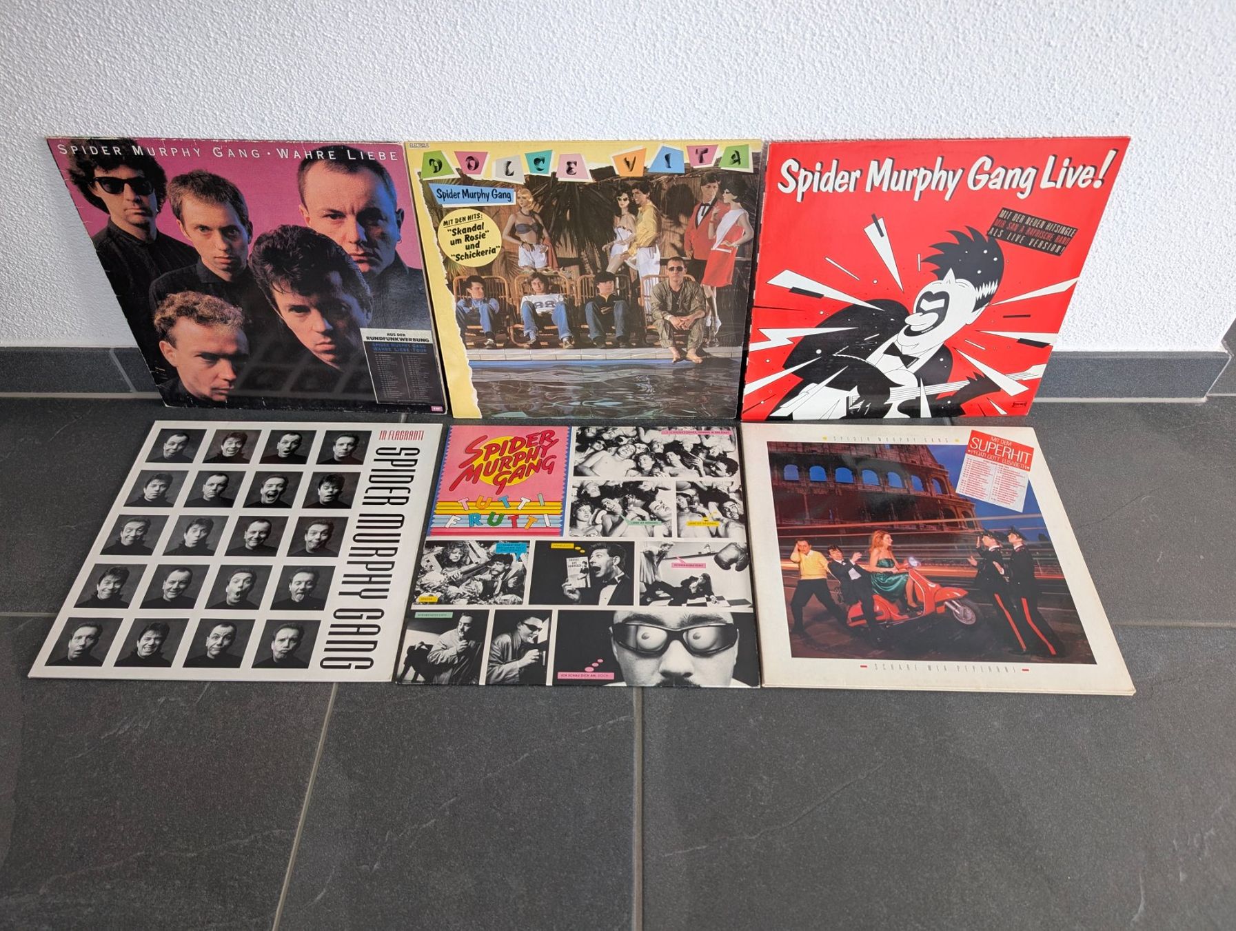 Dischi in vinile: 6 x Spider Murphy Gang  OIS  1981-89 – Usato da Ebikon venduto da kisuM