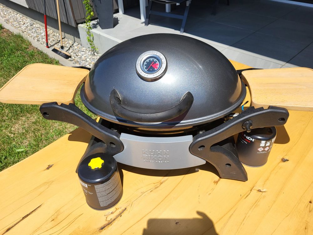 Gasgrill Grill Kuhn Rikon swiss Design inkl gas Kaufen auf Ricardo