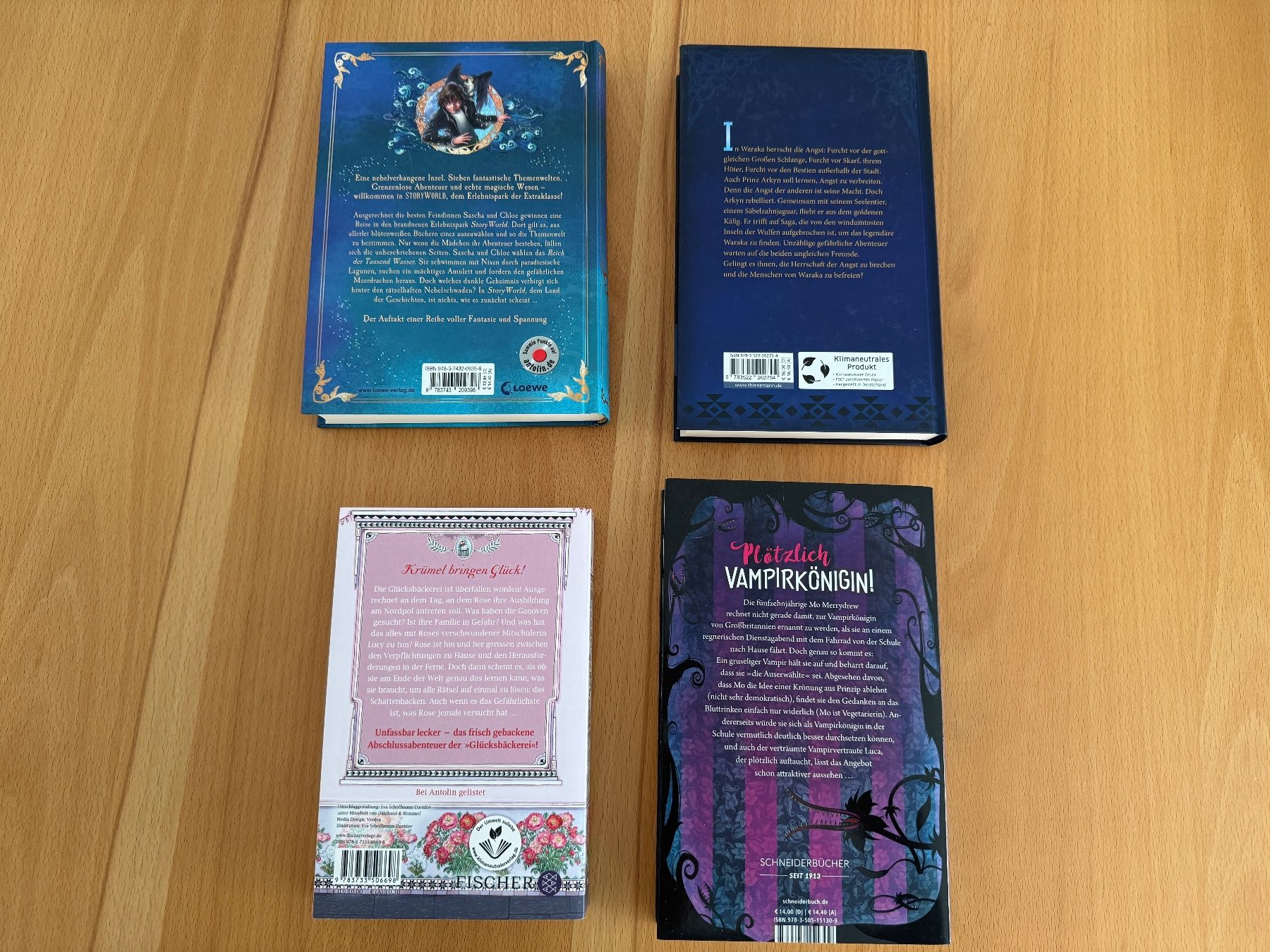 Libri: 4 Kinder-/Jugendbücher – Nuovo (secondo la descrizione) da Wohlen AG venduto da shoppi1 1