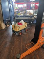 Handwagen Holz mit Luftreifen 