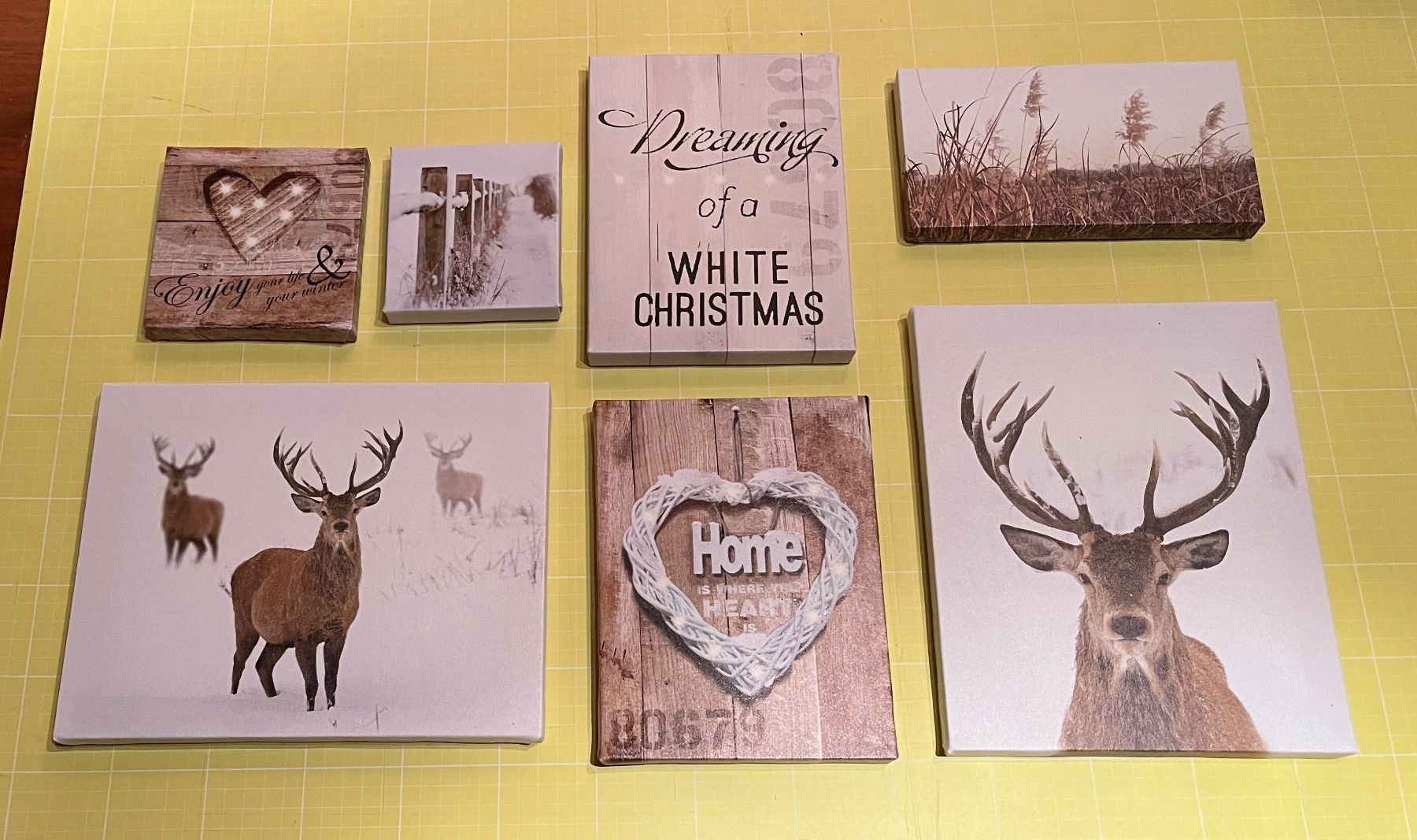 Tutte le decorazioni: 7 Decobilder Winter – Nuovo (secondo la descrizione) da Seuzach venduto da KreativmitStoff
