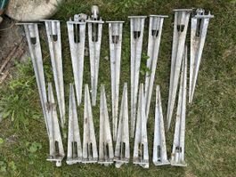 Einschlag Bodenhülse für Gartenzaun 