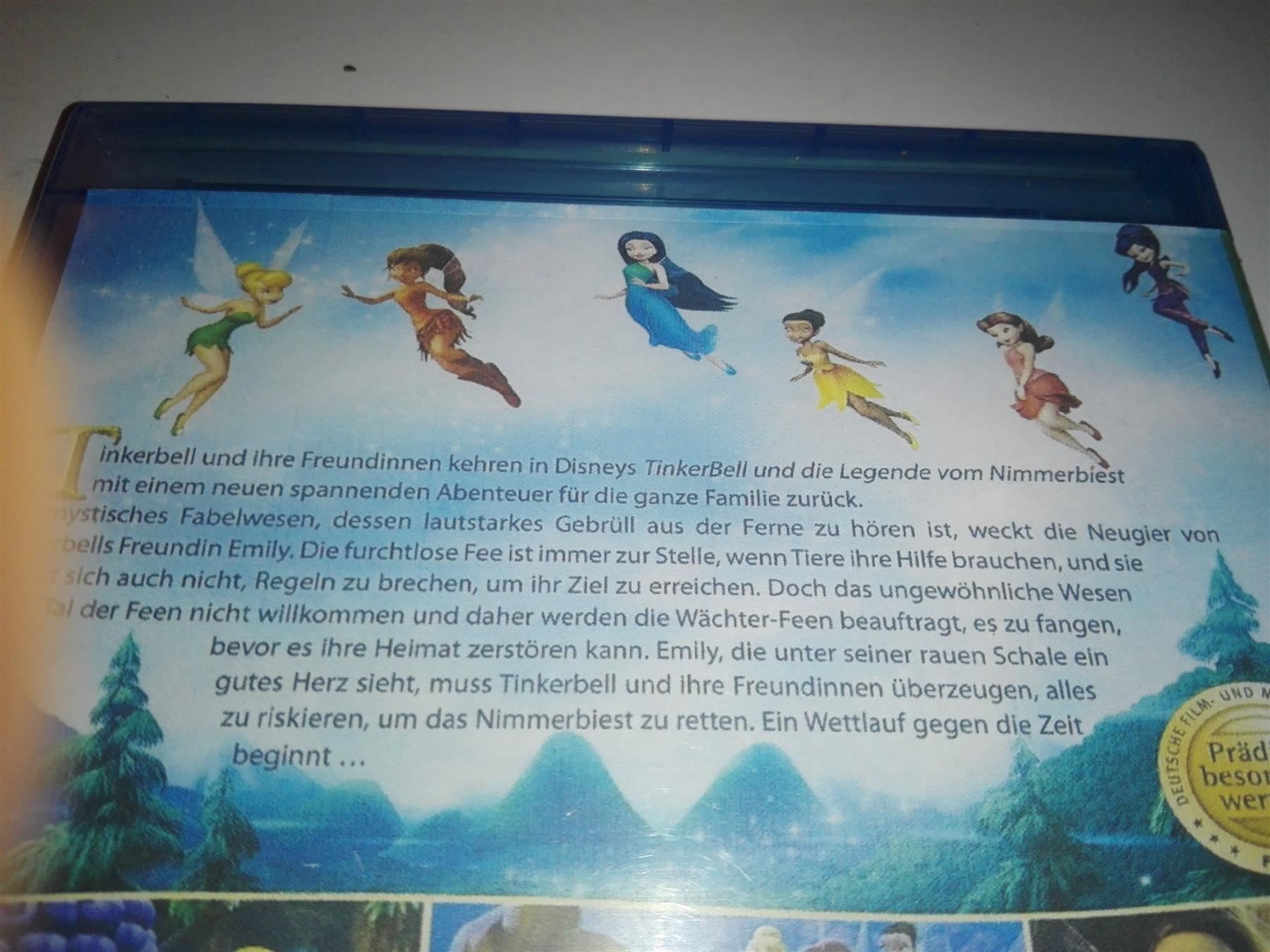 Tutti i DVDs: TinkerBell & die Legende vom Nimmerbiest – Usato da St. Gallen venduto da elkapone 2