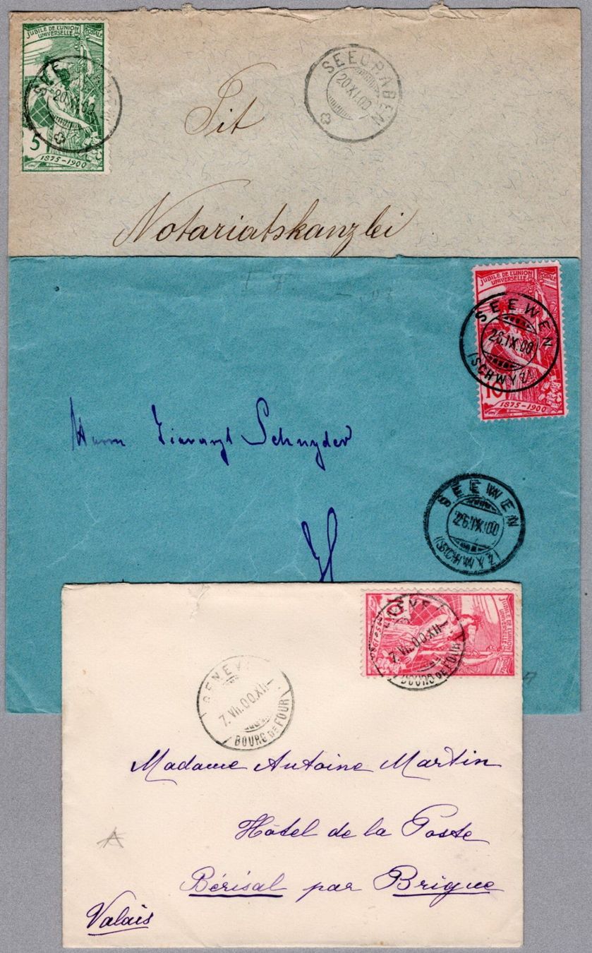 Buste & buste per spedizione: UPU 1900 – Usato da Vilters venduto da Jere3943 1